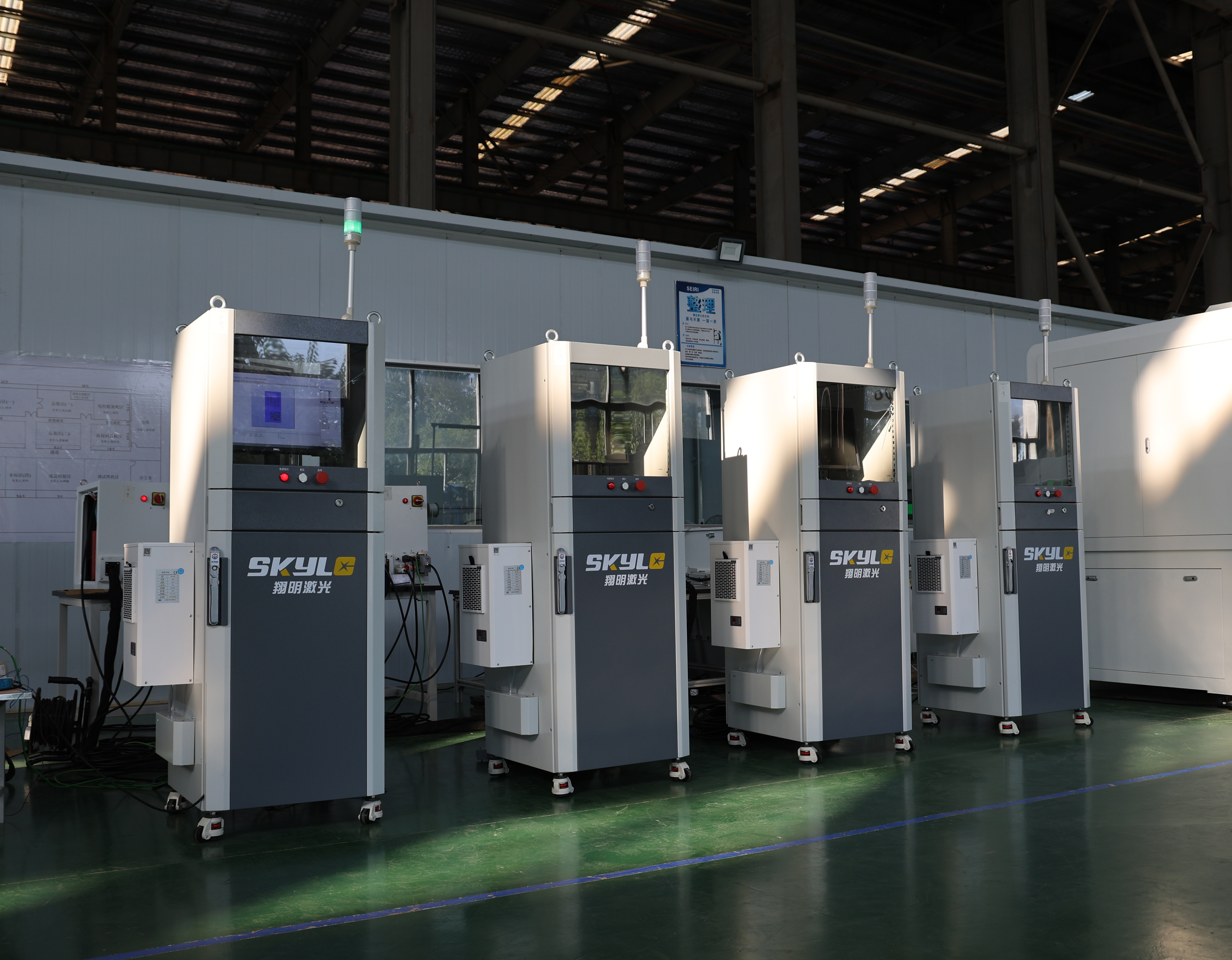 Complete set of laser coding machine equipment